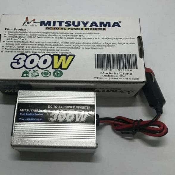 POWER INVERTER MITSUYAMA 300WATT / POWER INVERTER ARUS DC TO AC MS-300