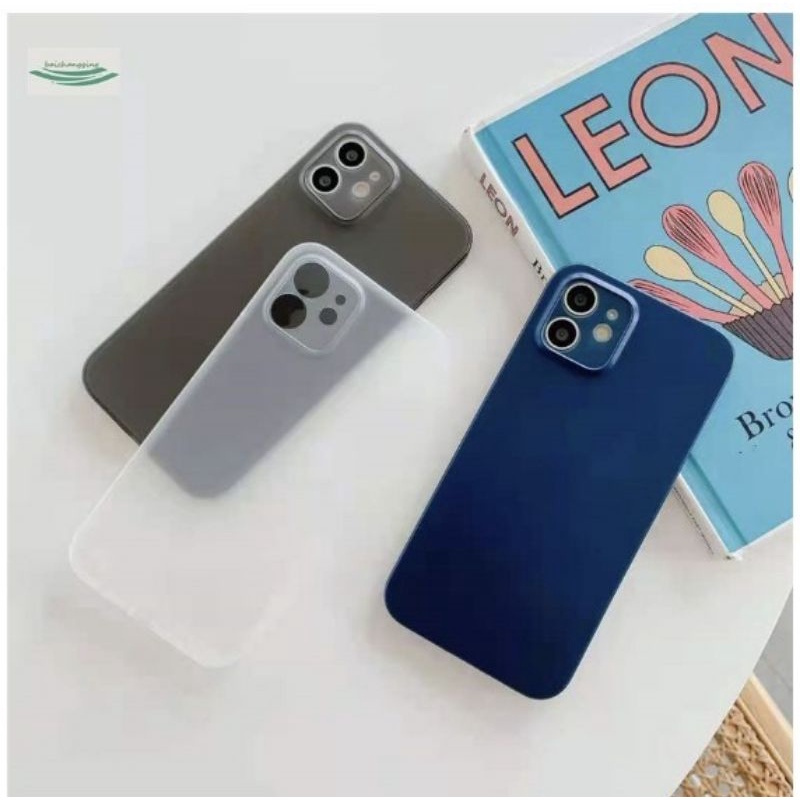 IPHONE 12 PRO Biasa Silikon Soft Case Matte Ultrathin Tipis Bening
