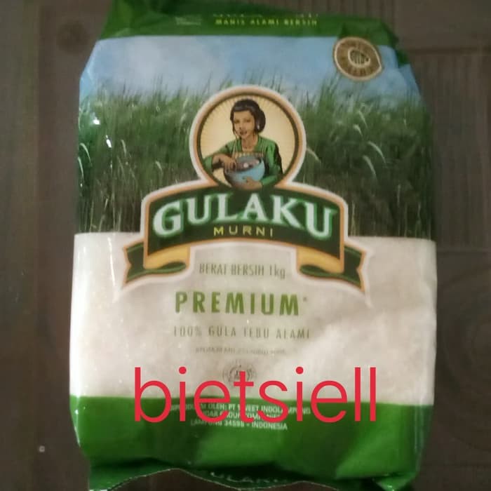 

gulaku premium hijau gula pasir putih 1 kg