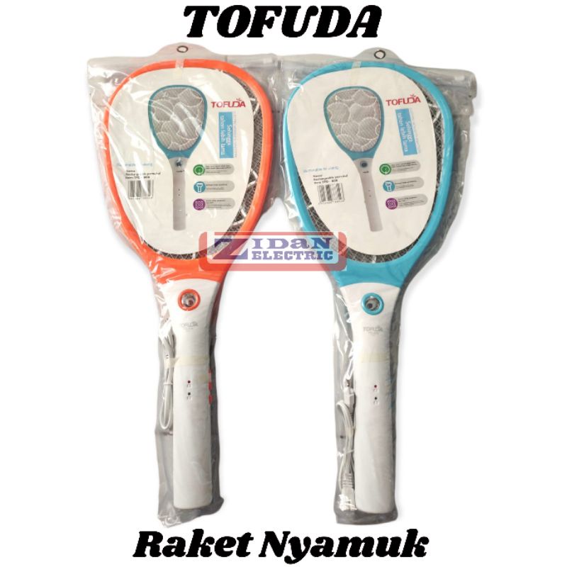 Raket Nyamuk Cas Kabel Charge Tofuda / Raket Nyamuk Listrik Cas Rechargeable Tofuda