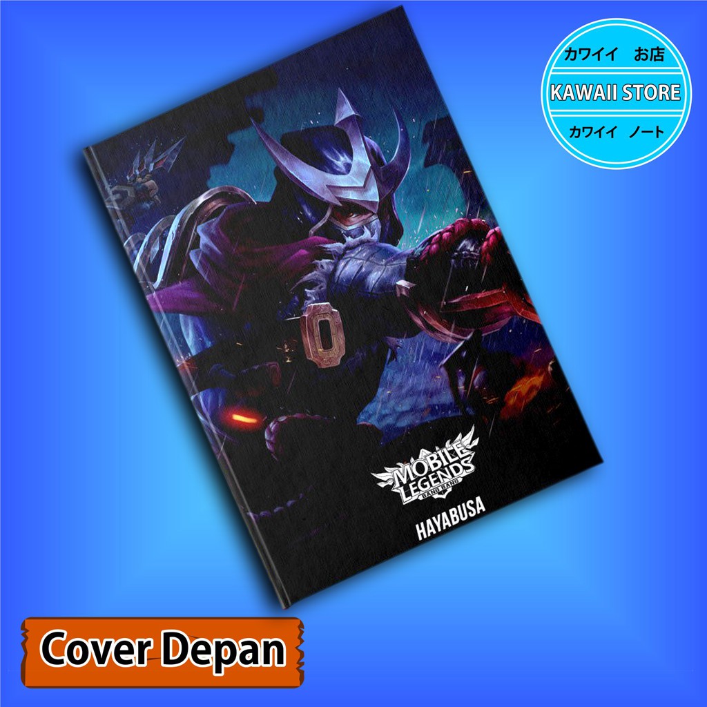 

Notebook / Pocket book Hard Cover Game MLBB HAYABUSA uk A5 & A6 / Notes Book
