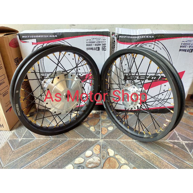 Sepaket Velg set Rossi 160 - 185 ring 16 tromol set mio mio j m3 xeon fino soul gt beat Scoopy Vario