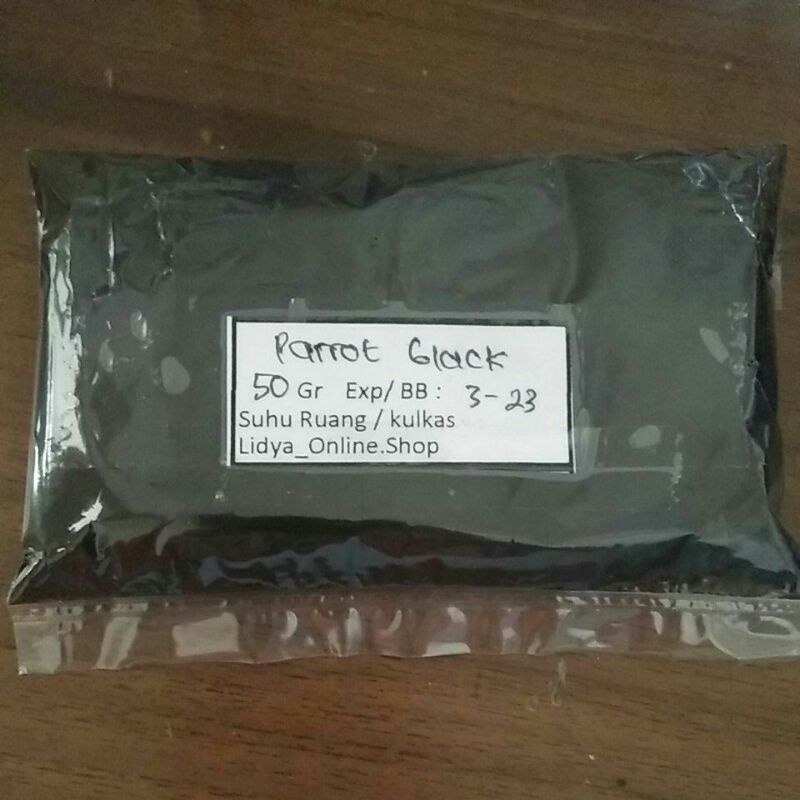 

Parrot Coklat Bubuk Hitam 50 gr/Black Forest/Cake