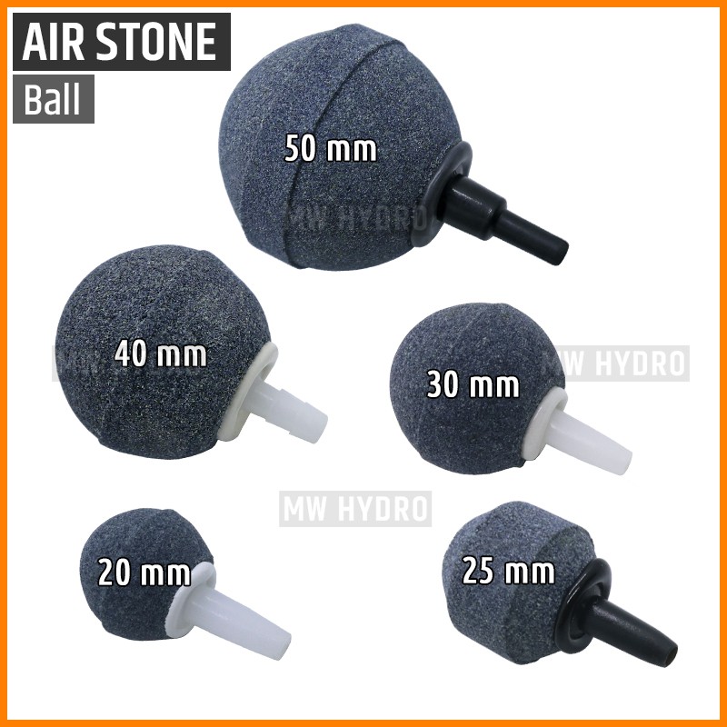 Air Stone Ball, 30 mm - Airstone / Batu Aerator Bulat