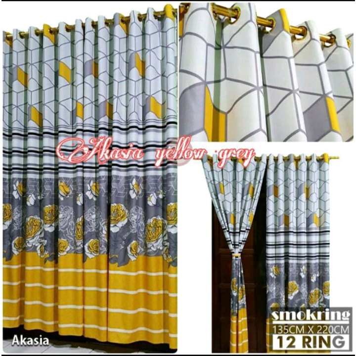 GORDEN SMOKRING 12 RING PINTU DAN JENDELA MOTIF TERBARU-Gorden Pintu - Korden Pintu Smokering Ring 12 - Gorden Minimalis Pintu dan Jendela Tinggi - Korden