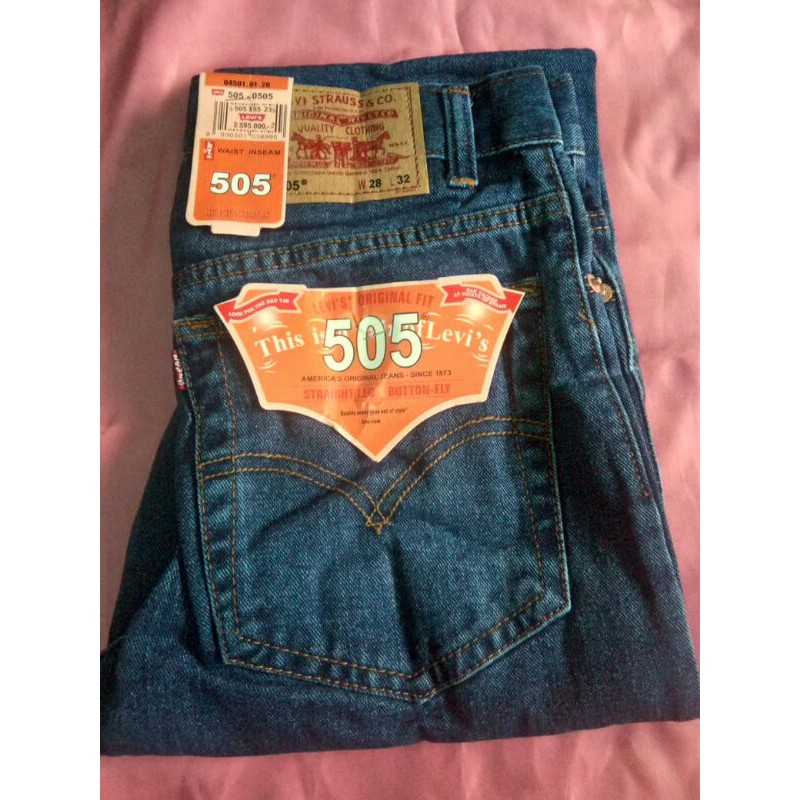 Celana Levis Pria // 505 Biru Tua // Jeans Pria