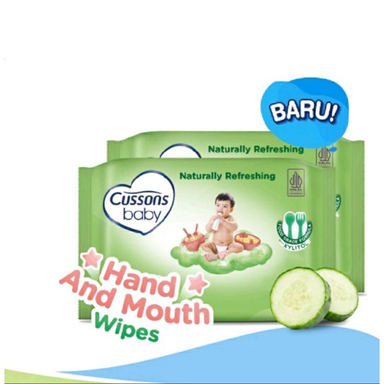 Cussons Baby Wipes isi 50 sheet | 45 sheet | Tisu Basah Bayi | Tisue Baby Wipes Cussons (1 SAJA ISI 45 LEMBAR)