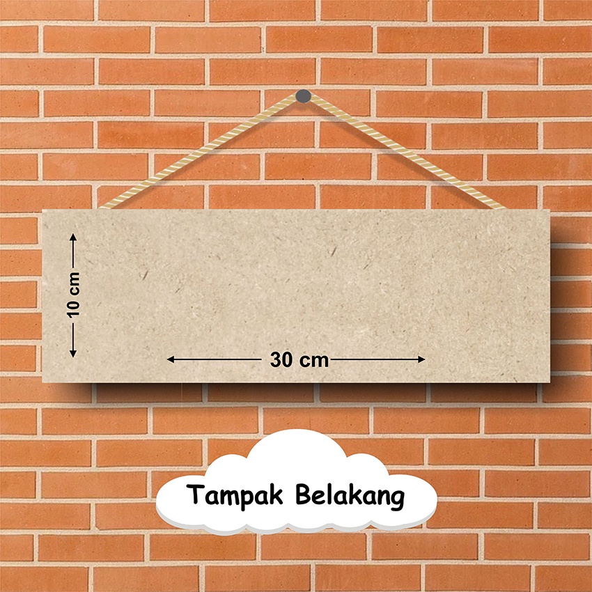 Galeri Hiasan Dinding Kayu Dekorasi Rumah Wall Decor Gantungan Pintu - GP040
