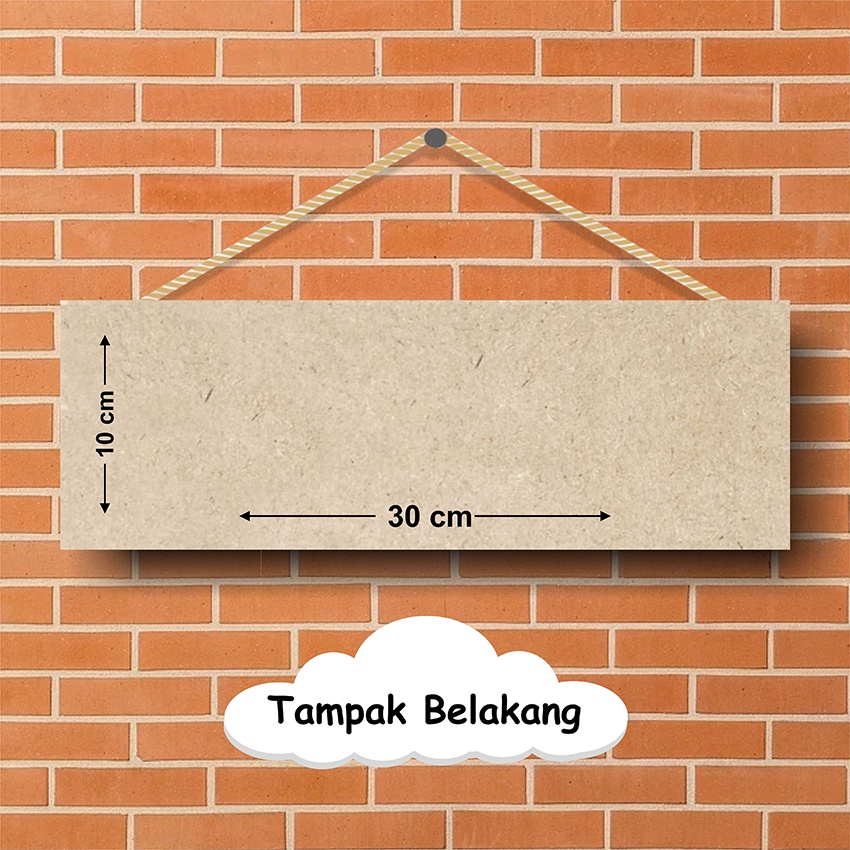 Galeri Hiasan Dinding Kayu Dekorasi Rumah Wall Decor Gantungan Pintu - GP040