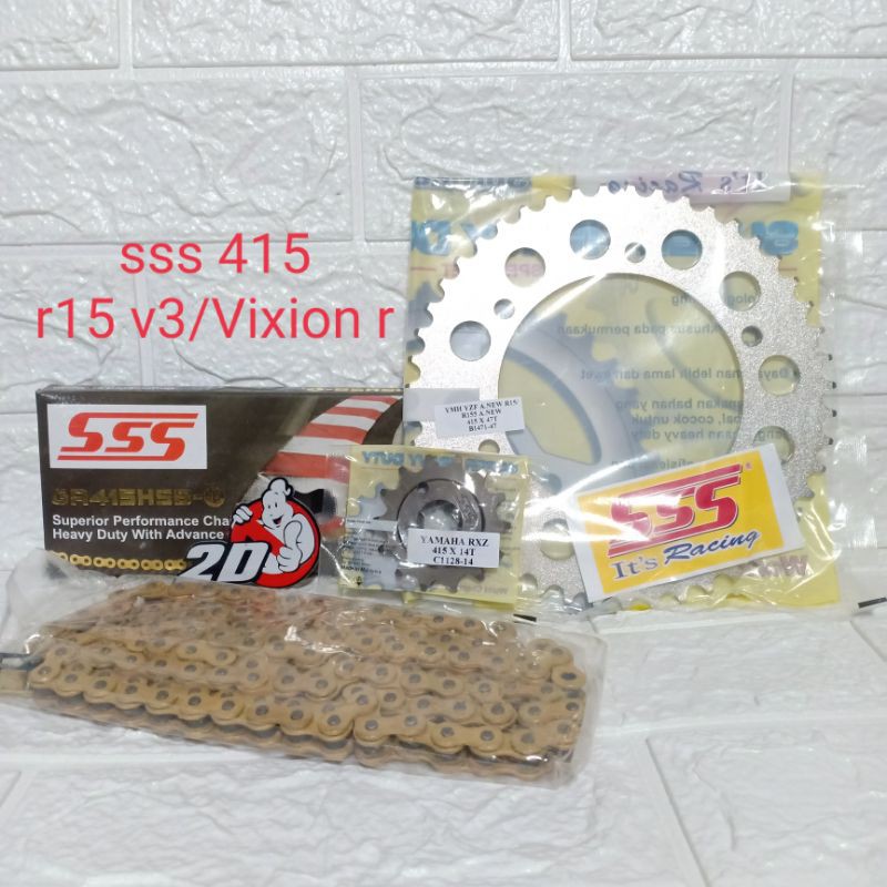 gear gir set sss 415 r15 vva v3 Vixion r