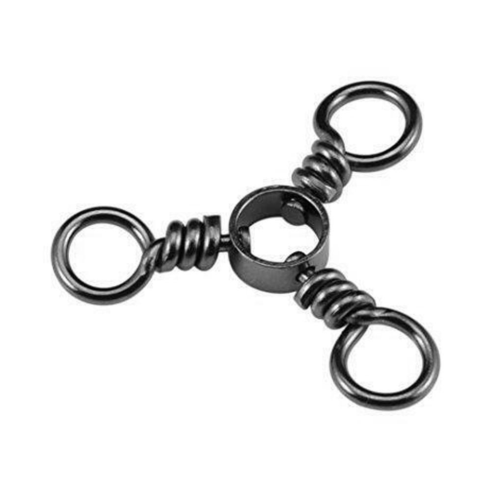 Nickolas1 Alat Pancing Putar Tiga Arah Isi 25PCS /Pack Kait Putar Untuk Ikan Gurame 3arah Fishhooks Fishing Connector