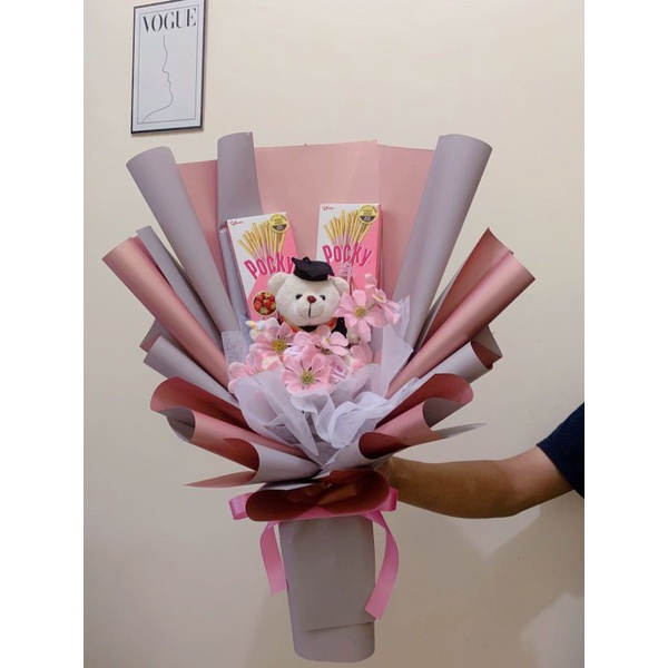 buket wisuda / buket boneka jajan / buket boneka / buket jajan