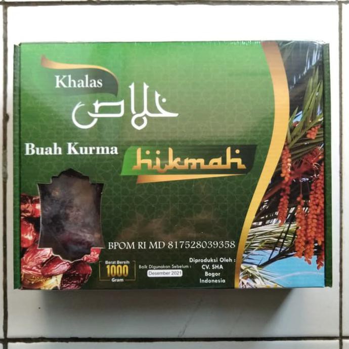 

PROMO MURAH Kurma Hikmah Khalas / Kholas 1 Kg Best seller