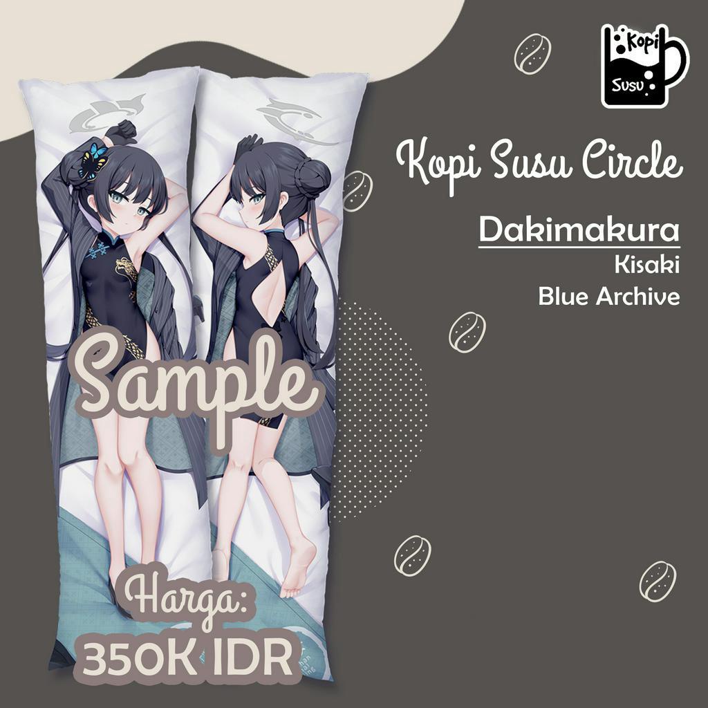 Sarung Bantal Guling Dakimakura Kisaki - Blue Archive