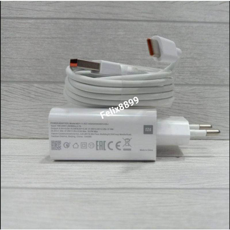 CHARGER XIAOMI 33W 55W 65W 67W 120W Type C TURBO CHARGE Fast Charging