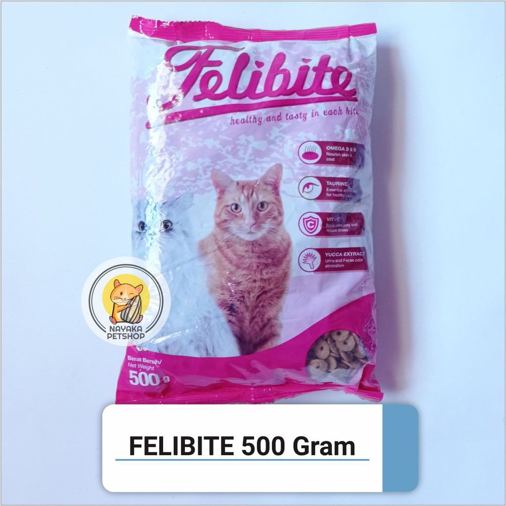 Felibite 500 gr Pakan Makanan Hewan Kucing Cat Food