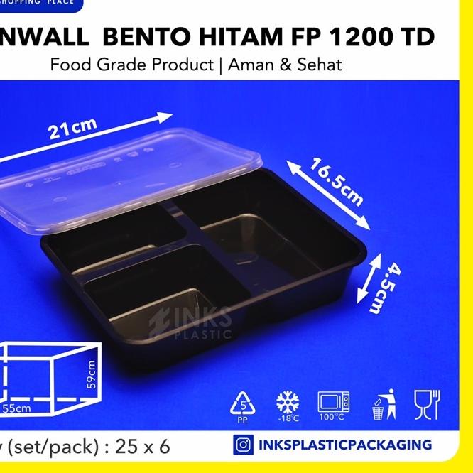 ✫ THINWALL BENTO SEKAT 3 FP1200TD ✪
