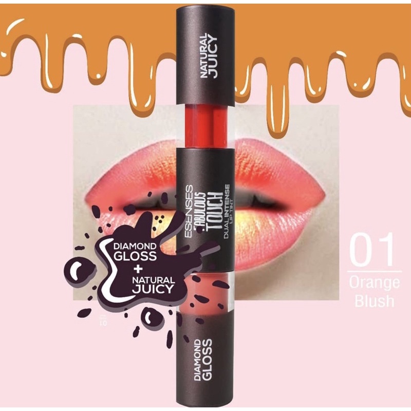 `ღ´ PHINKL `ღ´  [ESENSES] ESENSES Dual Liptint anti ribet lippstick ombre ala korea