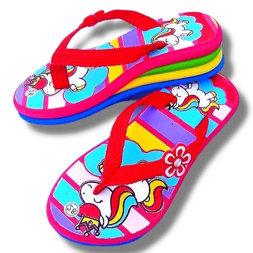 Sandal Anak Perempuan WEDGES KUDA PONI / UNICORN Terbaru