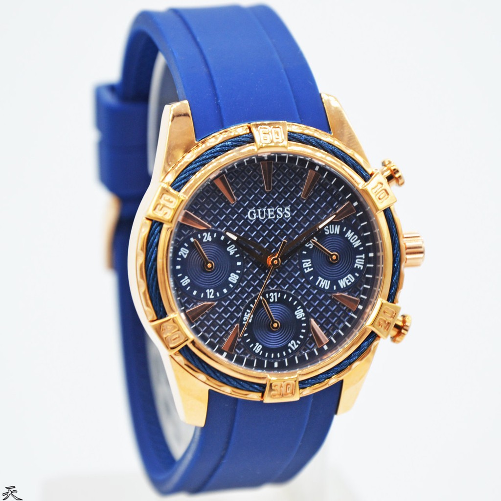 GUESS W0562L3 Catalina - Jam Tangan Wanita - Biru