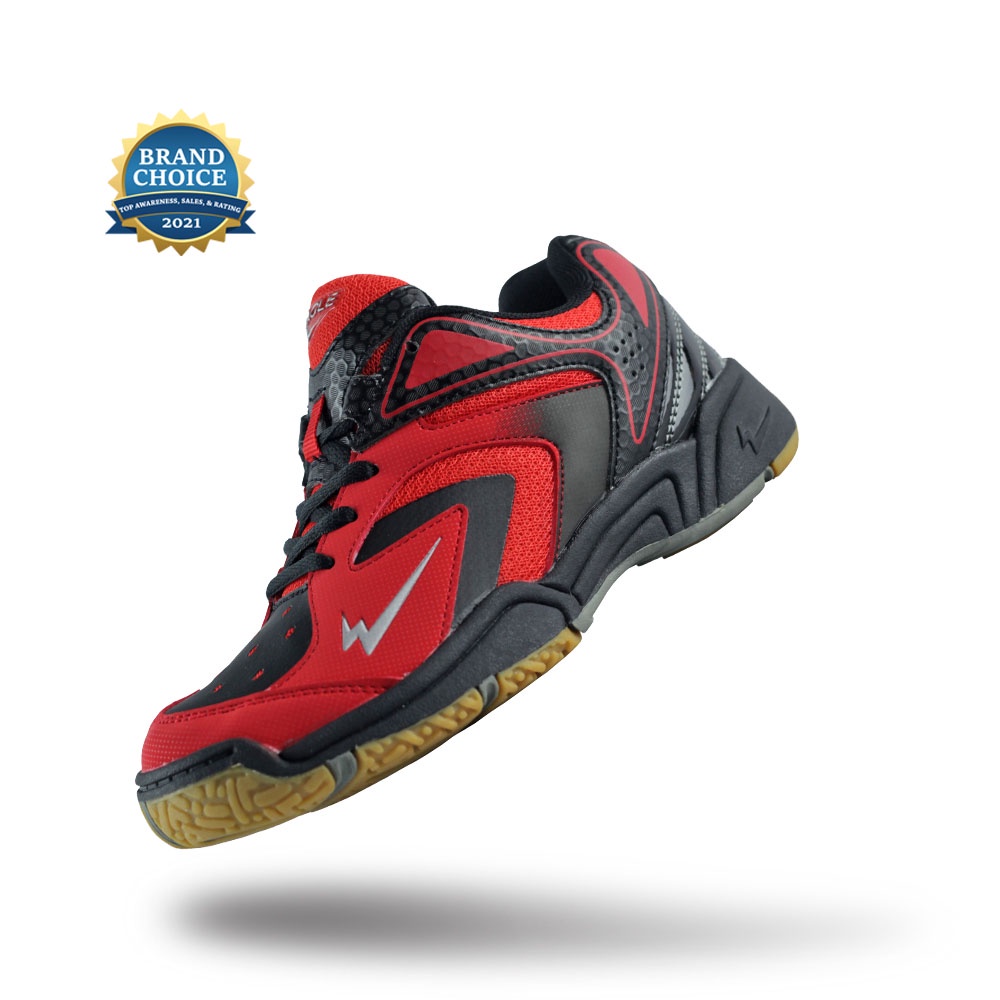  Eagle  Artax  Jr Sepatu  Badminton Kids Fiery Hitam 