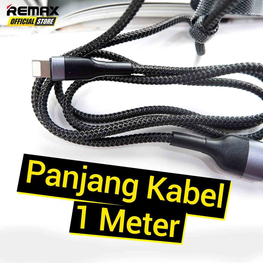 REMAX Sury Kabel Data Charger Lightning Braided 2.4A RC-064I