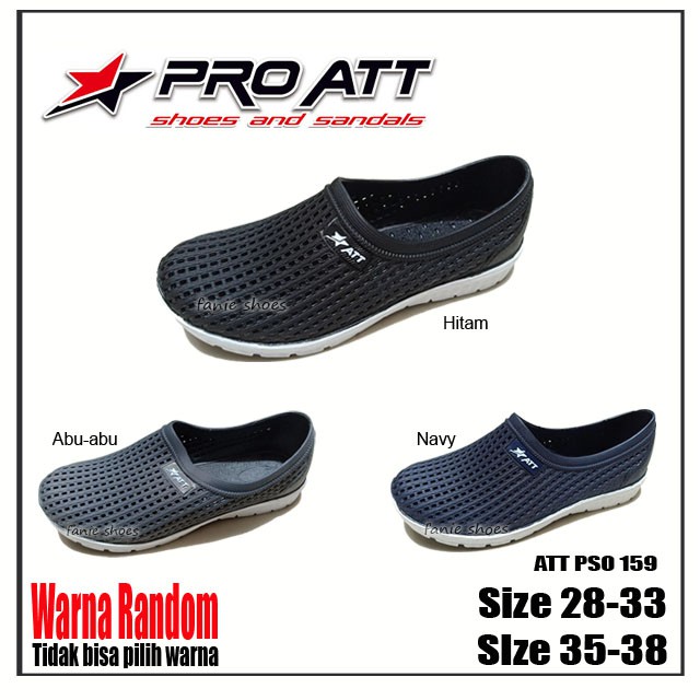 Sepatu ATT PSO 159 28-38 / Sepatu Slip On Anak Laki / Sepatu Karet Anak / Sepatu Sehari-hari Anak