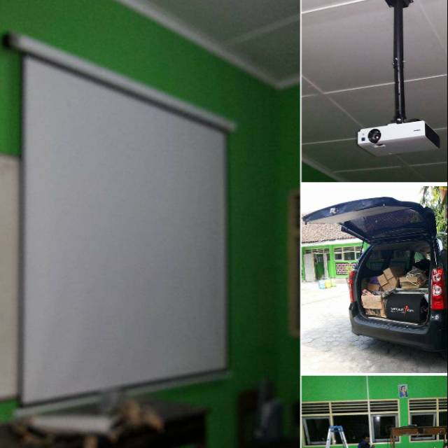 Lcd screen lcd layar lcd wall layar proyektor