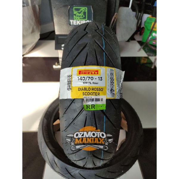 Ban Pirelli Diablo Rosso Scooter 140/70-13 (Ban Belakang Nmax / ADV / PCX 160)