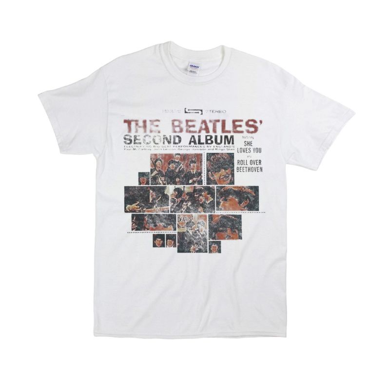 KAOS / T SHIRT / THE BEATLES / KAOS BAND THE BEATLES SECOND ALBUM