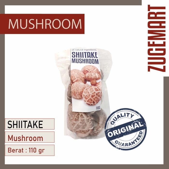 

Jamur shitake / shiitake mushroom / Hioko Grade A PREMIUM - 110 gram