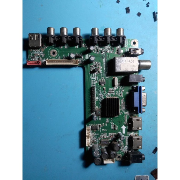 mesin mainboard tv led polytron 32 inch seri pld321700