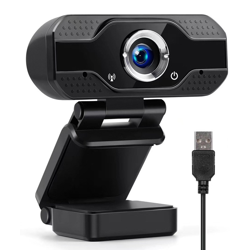 【COD】1080P USB Webcam Kamera With Microphone Full HD Bisa Berputar 360 derajat Web Camera Meeting Camera for PC Computer Desktop