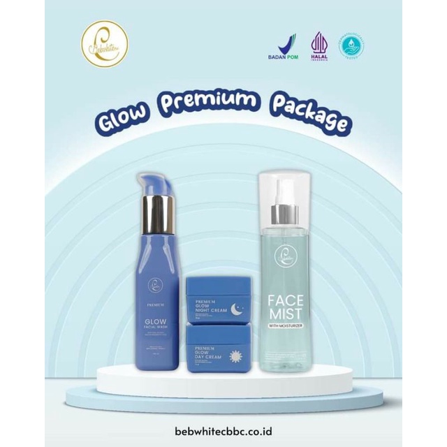 BEBWHITE C PREMIUM PAKET GLOW / PAKET ACNE / BBC PREMIUM ISI 4
