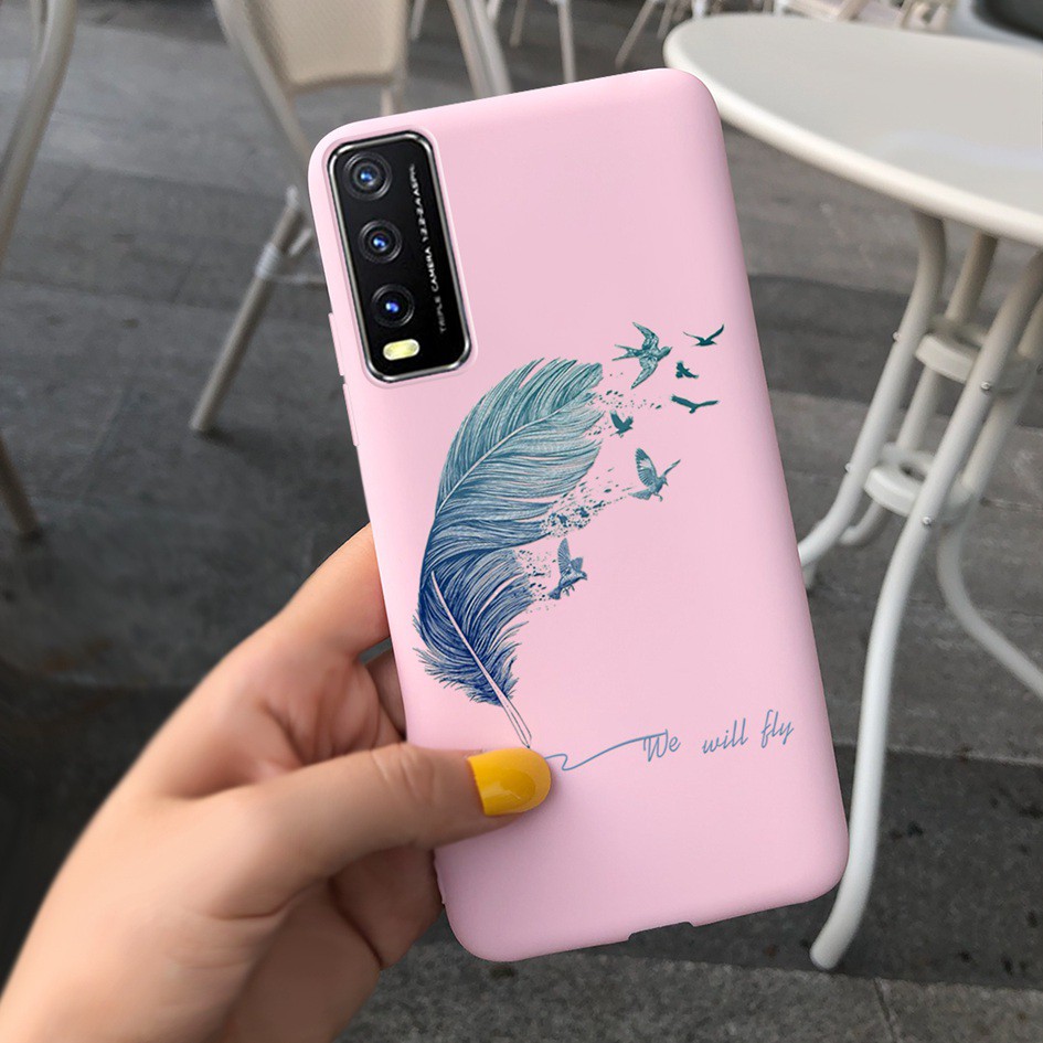 Soft Case Vivo Y20 Y20i Y30 Y50 Y30i Y11s Y12s Y20s 2021 2020 Casing Fashion Leopard Matte Cover Vivo 1938 1935 V2029 Case-1