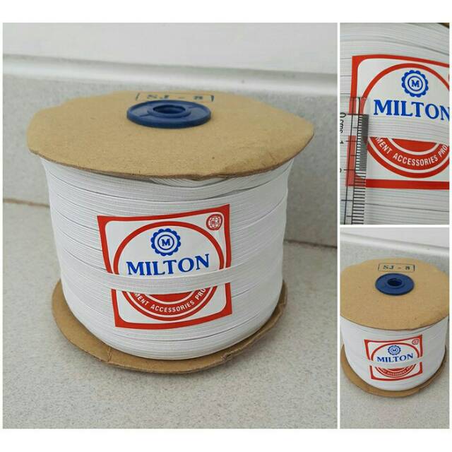 1 roll Karet Elastis Milton 3mm/4mm/6mm/8mm/10mm/ Karet Baby / Tali Karet MILTON