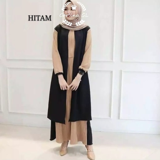 ABILA MAXY GAMIS PLISKET CARLINA FASHION