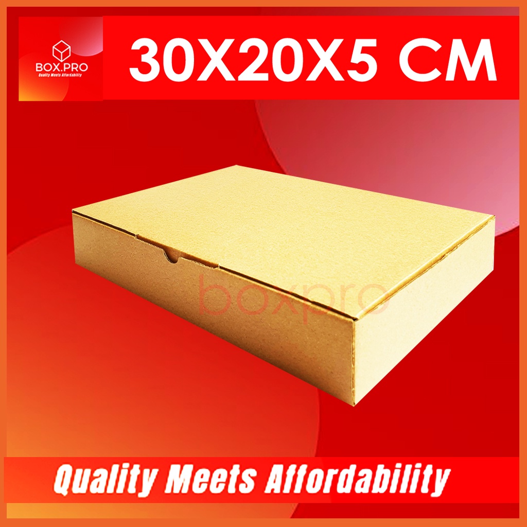 

Kardus Dus uk 30x20x5 cm (ECER) Die Cut Box Kotak Packing Aksesoris Baju Makanan Pizza Hijab Kue