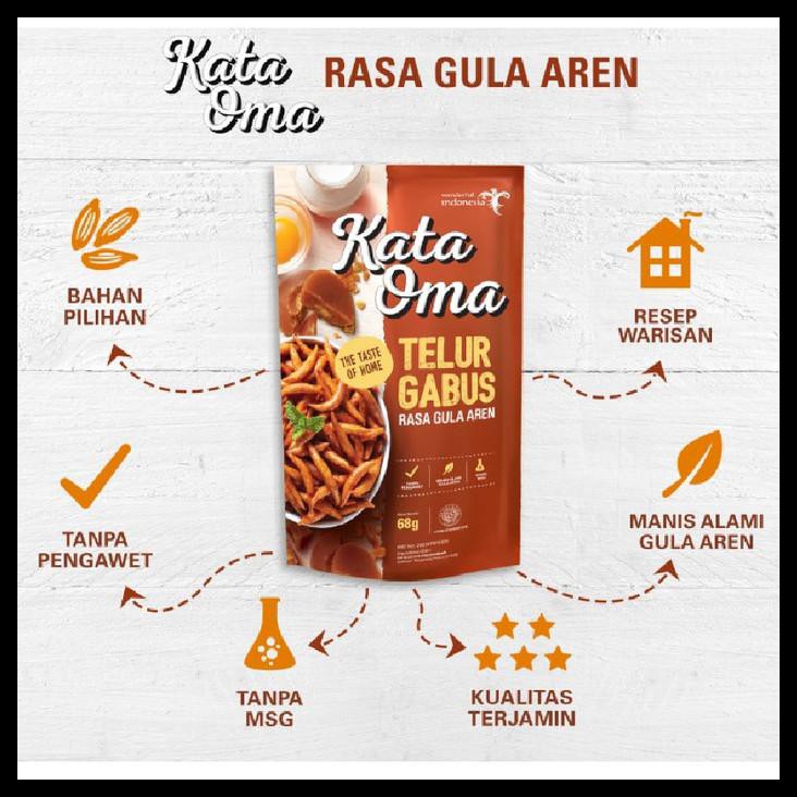 

Paket Kata Oma Telur Gabus Gula Aren - 24Pc