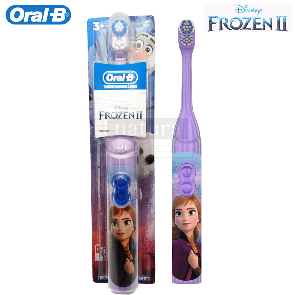 Oral B Disney Princess Elektrik Toothrush - SIkat Gigi Anak Raya Elsa Anna Frozen Moana Belle Ariel Original USA