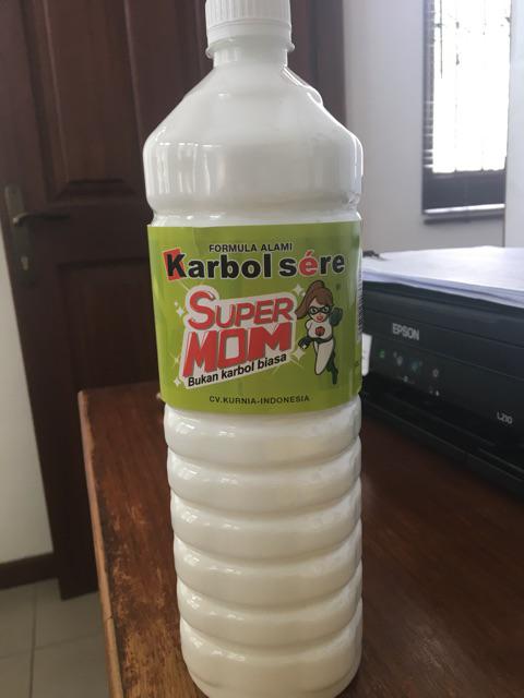Karbol Sereh Sere Super Mom 1,5 Liter Karbol Alami Dengan Formula Yang Aman Bagi Bayi Dan Anak