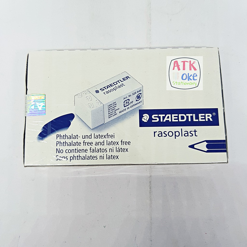 

1 Pcs Penghapus Staedtler Putih Kecil 526B40