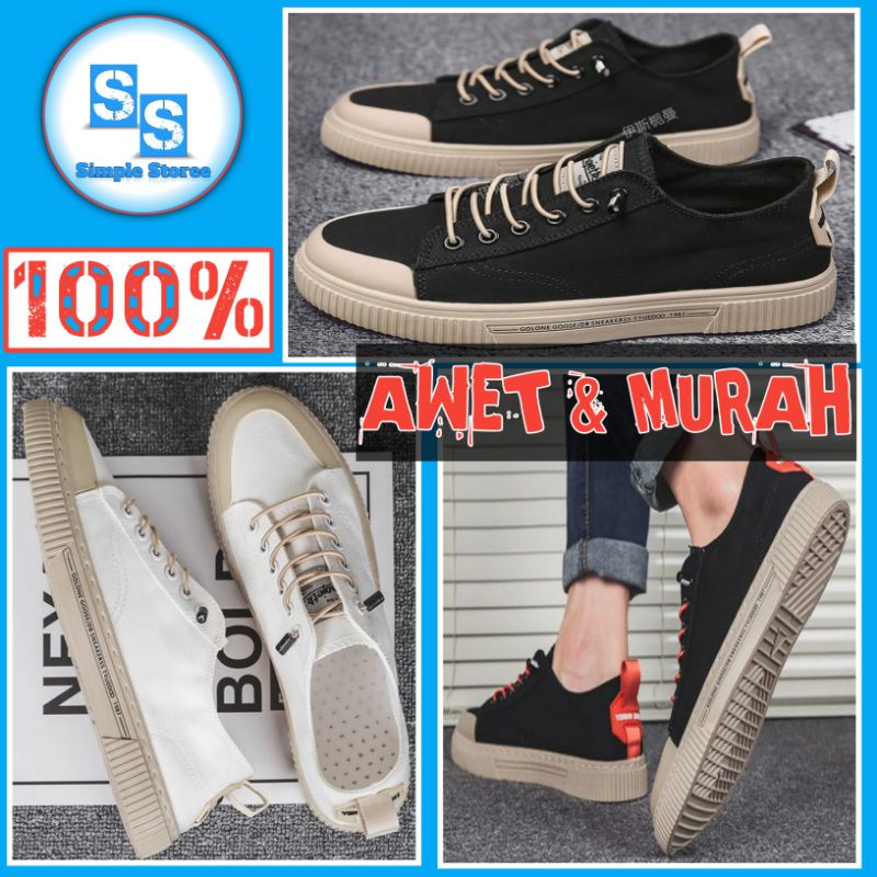 Sepatu Sneaker Pria Import Casual cowok laki laki kualitas terbaik SL9