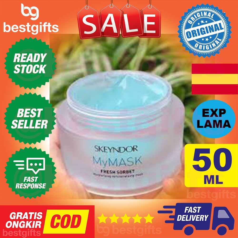 SKEYNDOR MYMASK MY MASK FRESH SORBET PURIFYING MASK MINERALISING AND MOISTURISING MASKER WAJAH 50 ML