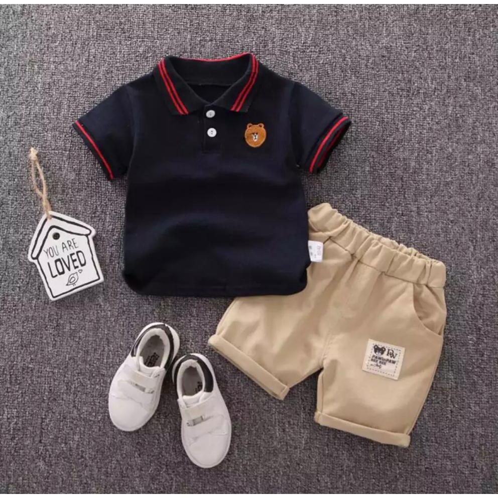 SETELAN ANAK BAJU ANAK ANAK 1-5 TAHUN SETELAN POLO BEAR ANAK LAKI LAKI SETELAN ANAK TERLARIS BAJU ANAK LAKI LAKI BAJU ANAK PEREMPUAN ATASAN ANAK /PAKAIAN ANAK TERMURAH BISA PILIH WARNA