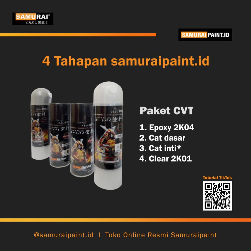 Samuraipaint.Id Paket CVT, Samuraipaint