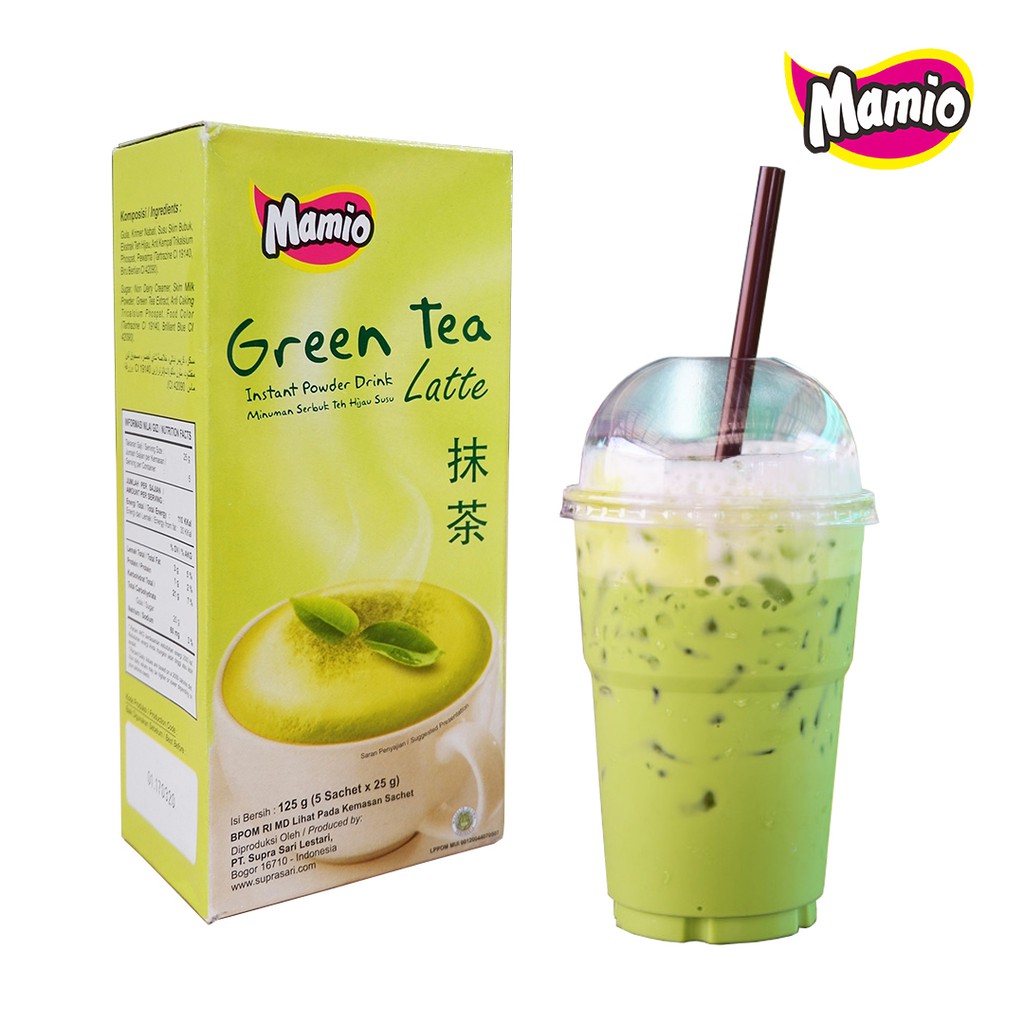 Green Tea Latte Dus Isi 5 Sachet mos