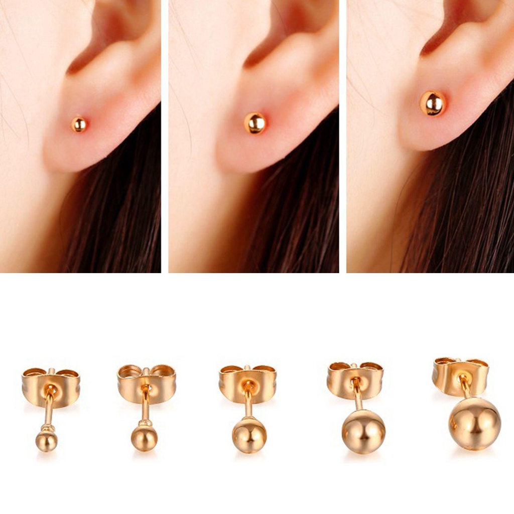 R-flower Ear Studs Fashion Perjamuan Perhiasan Tulang Kuku