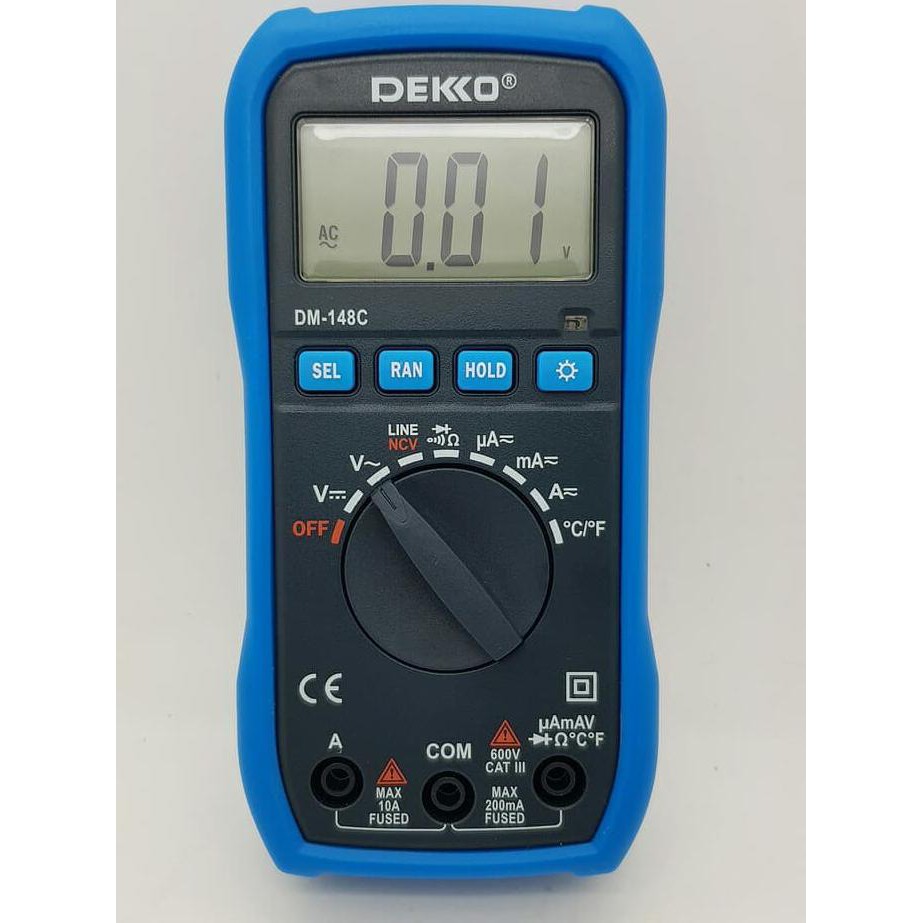 DEKKO DM-148C / DEKKO DM148C DIGITAL MULTIMETER + THERMOMETER