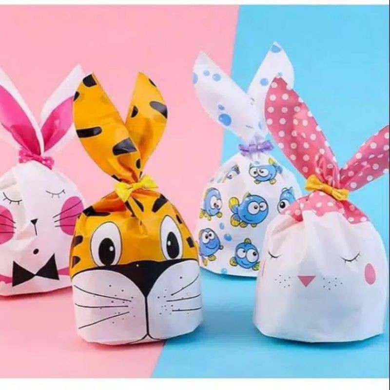 Plastik rabbit small | plastik souvernir rabbit kecil motif kekinian